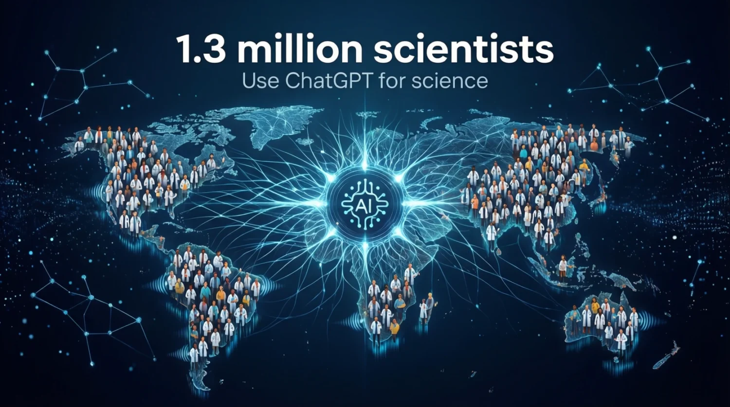 OpenAI: 1,3 миллиона ученых используют ChatGPT для науки